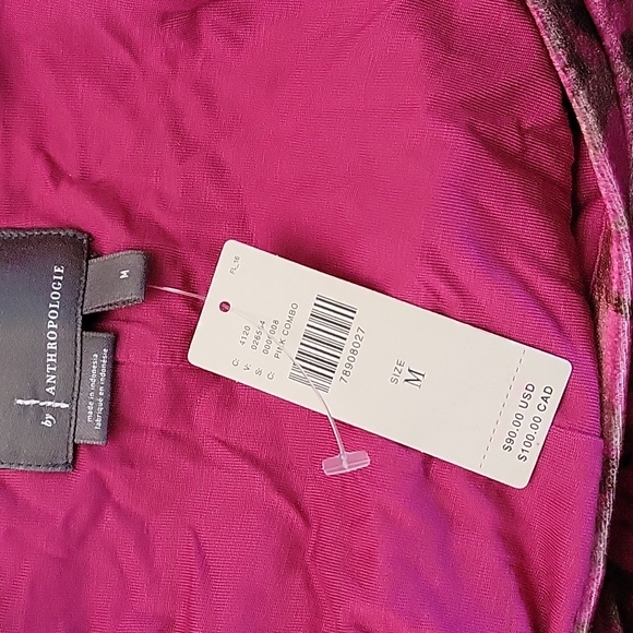 Anthropologie Ruched Velvet Skirt - Picture 6 of 8